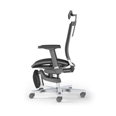 China 2020 kentec full mesh office chairSO-01H-FR chair (height) adjustable with 3D function armrest in black color office chairs with full black mesh for sale