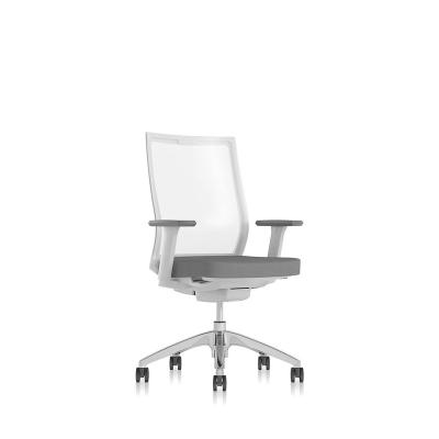 China Adjustable White Base BT-03W Office Chair White Back Ergonomic Office Chair (Height) Office Chair for sale