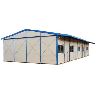 China Modern STEEL prefab mobile workshop dormitory worker house single storey house temporary room Warehouse STEEL modern for sale