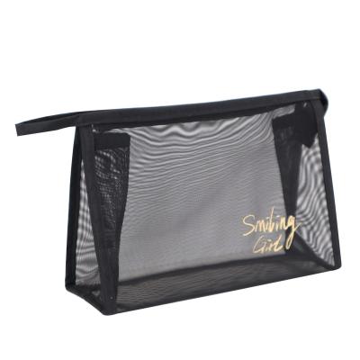 China With USB Custom Transparent Logo Wholesale Make Up Washable PVC Terry Bags Storage Toiletry Cosmetic Bag for sale