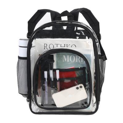 China Clear PVC Anti-theft Clear Plastic Backpack Wholesale School Clear 3D Waterproof Backpack BackpackTransparent for sale