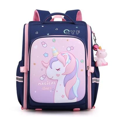 China The Other Unicorn Primary School Bags for Girls Boys 6-12Y Cute Waterproof 3D Children Bag Student Kids School Backpack for sale