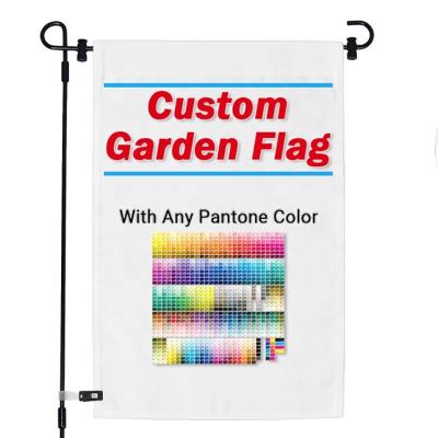 China Outdoor Waterproof Digital Insurance Printing Seasonal Festival Welcome Sublimation Wholesale Custom Garden Flag for sale