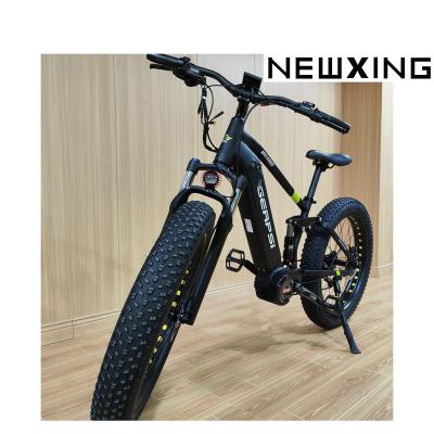 China Hot Selling Aluminum Alloy Amazone Big Fat 26 Inch Disc Brake 26 Inch Tire Mountain Bike Mechanical Adjustable Electric Bike for sale