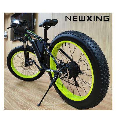 China Fashionable Fat Bike Long Range Power 500w 750w Big Seat Electric Tire Street Multi Design 1000w 48V 15Ah 17.5Ah Electric Offroad Bike for sale