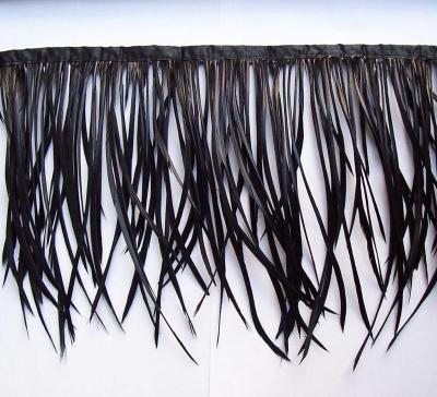 China High Quality Goose Feather 15-20cm Goose Biot Feather Trim Fringe for sale