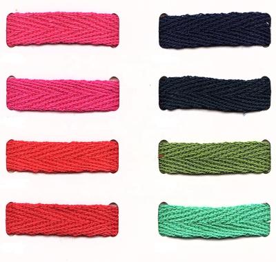 China China factory viable 48 colors 3/8 inch (10 mm) cotton herringbone tape for sale for sale