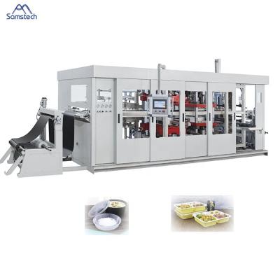 China Hotels Best Selling Plastic Fast Food PP/PET Tray Thermoforming/Vacuum Forming Machine for sale