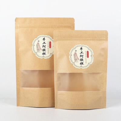 China Logo Bag Custom Paper Packing Disposable Set Package Pounch Kraft Singles Repack Pouch Packaging Cloth Washable for sale