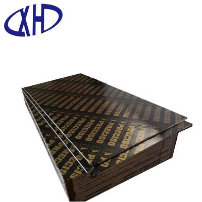 China Hot Selling 18MM Industrial Concrete Formwork Plywood For Wholesale Black Film Faced Construction Plywood for sale