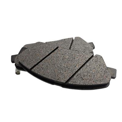 China Durable Asbestos Free NAO Ceramic Disc Brake Pads Fair Price Carbon Auto Brake Pads D1202 for sale