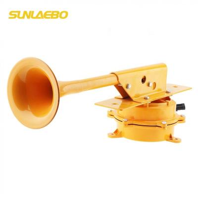 China Super Loud Super Loud Super Loud Electric Horn 1280DB Yellow Cannon Train Truck Boat Horn for sale