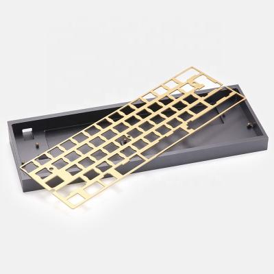 China Custom Metal Aluminum Keyboard Housing Case 60% Precision Durable Anodized Sand 60 Percent Mechanical Keyboard Case for sale