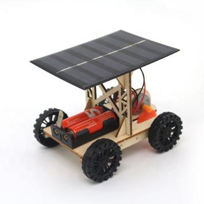 China DIY solar manual science materials creative car toy model 120*95*100mm for sale