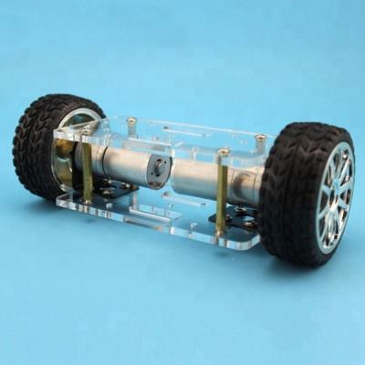 China Diy Robot Two-wheeler Model Self-balancing Drive Car 176*65mm for sale