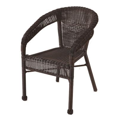 China PE Traditional Modern Wicker Chair Patio Garden Hotel Restaurant Stackable Dining Chair - Classic Stylecourtyard Cane Compounds Furniture for sale