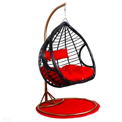 China Cheap patio egg chairs\garden\outdoor cheap balcony swing hottest new arrival purple rattan apple chair price for sale