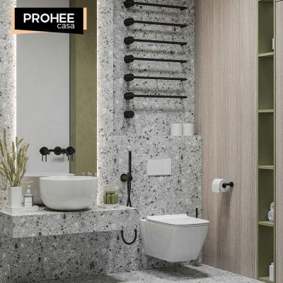 China Durable American Style Space Saving Washroom Marble Vanity Bathroom Cabinets for sale