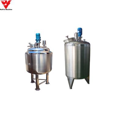 China Stainless Steel Industrial Beverage Food Grade Blending Mixing Tank for sale