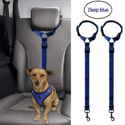 China Pet Supplies Car Safety Seat Belt Dog Seat Belt Adjustable Pet Car Vehicle Viable Seat Belt For Dog for sale