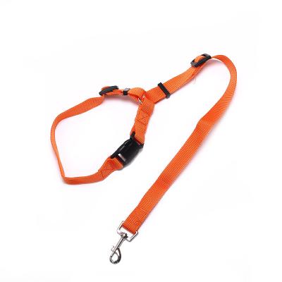 China Multicolor Viable Exit Pet Safety Dog Car Seat Belt Carabiner Strap Pet Harness Collars for sale