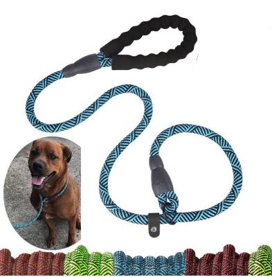 China Large Dogs Traction Dog Rope Medium Nylon Nylon Rope Dog Leash Custom Handmade Pet Leashes Customized for sale