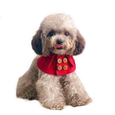 China Factory Price Pet Bib Kitten Saliva Towel Teddy Bib Kitten Saliva Towel Dog Bandana Scarf Viable Pet Bib for sale