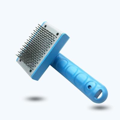 China Telescopic Dog Cat Pet Grooming Comb Roller Viable Wholesale Massage Remover Hair Brush for sale