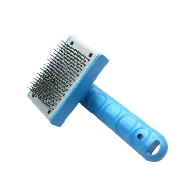 China Wholesale Viable Professional Dog Hair Grooming Tool Pet Metal Hair Removal Cleaning Comb for sale