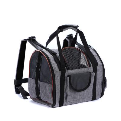 China Customized Breathable Portable Foldable Pet Carrier Bag Pet Car Travel Outdoor Bag for sale