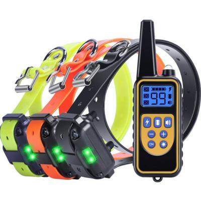 China Viable Custom Smart Waterproof Shock Weighted Dog Collar Quick Release Dog Training Collar For Training for sale