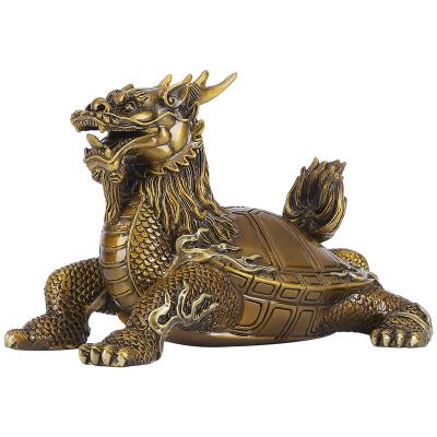 China China Head Office Business Gifts Copper Dragon Turtle Copper Decoration for sale