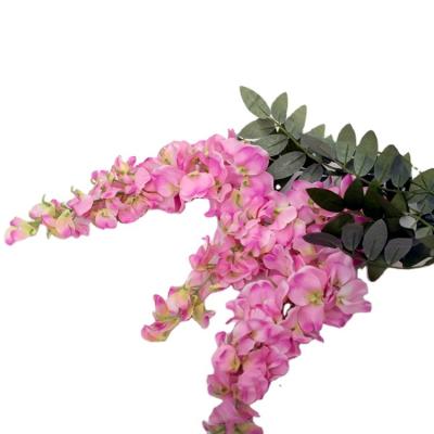 China Wholesale Wedding Party Decorative Hanging Wisteria High Silk Artificial Flower For Hotel Aisle Home Table Floral Decoration for sale