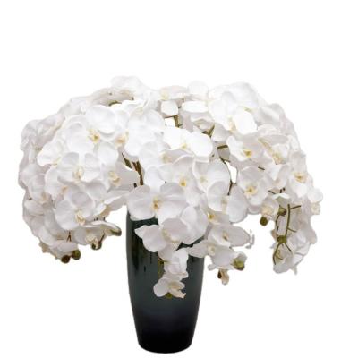 China High Quality Real Touch White Butterfly Orchid Artificial Flower Natural Real Touch Factory Direct Sale In Bulk To Artificial Flower Wholesalers for sale