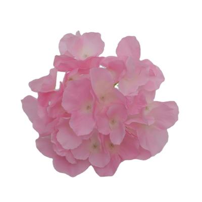 China Wholesale High Quality China Artificial Silk Hydrangea Flower Plant Durable Artificial Hydrangea Head For Home Wedding Decoration for sale