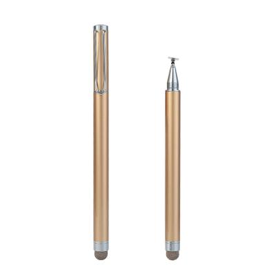 China Dual Sides Cell Phone Precision Disc Stylus Pen 2 in 1 Capacitive Tablet Fiber Disc Sucker Touch Screen Mobile Phone Stylus Pen for sale