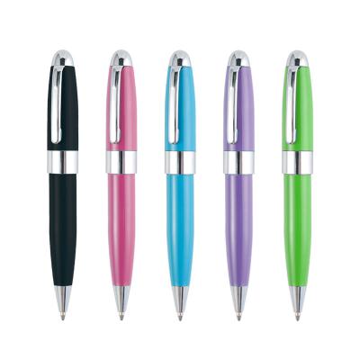 China office & Wholesale School Pen Factory Full Rotary Metal Pen Support OEM, ODM Customized Logo Advertising Organ Promotion Cheap Ballpoint Pen for sale