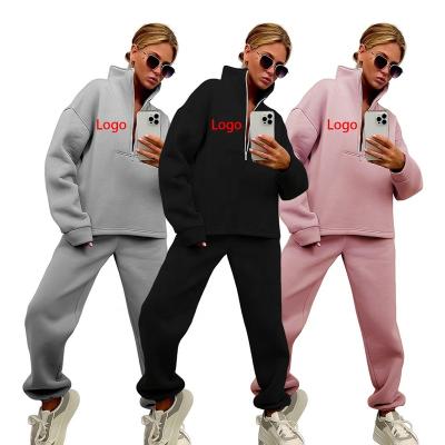 China QUICK DRY Oti 2023 Autumn Women Clothes Thick 2 Piece Set Tracksuit Sweat Suits Jogger Set Outfits Sweatpants And Hoodie Two Piece Set for sale