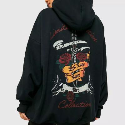 China Textile Limited Edition High Quality Wholesale Graffiti Anti-wrinkle Oti Oversized Hoodie OEM/ODM For Women Graphic Printed Women Hoodie for sale