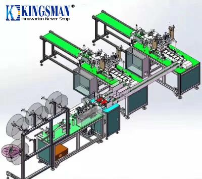 China CNC PLC Automatic Mask Machine Disposable Surgical Medical Nonwoven Maskerade Machine for sale