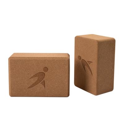 China Non-slip Goods Cork Block Yoga Bricks Natural Wholesale Cheap Price Non-Slip And Durable for sale