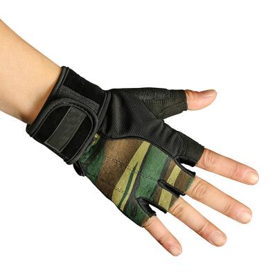 China China Fitness Accessories Workout Sport Full Finger Hand Weightlifting Gloves With Wrist Support for sale