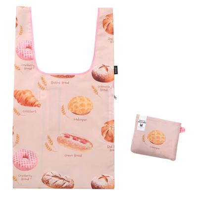 China Folding Ready To Ship Low Moq Merchandise Wholesale Reusable Eco-Friendly Lifestyle Supermarket Foldable Shopping Bags Large for sale