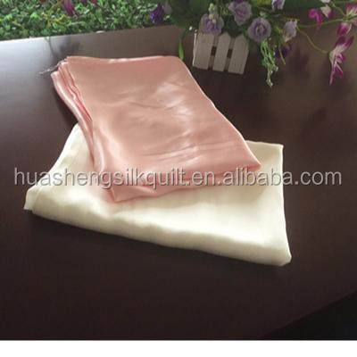 China Wholesale Disposable 100% Smooth Use Pink 16MM White Silk Pillowcase For Skin for sale