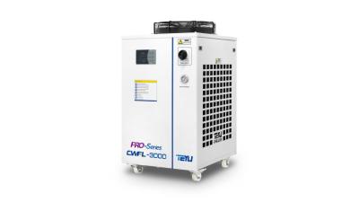 China 3kW Fiber Laser Chiller 14A R410a Recirculating Water Chiller CWFL-3000 for sale