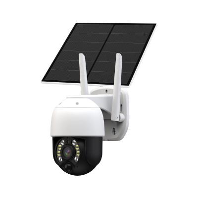 China Eyesys 3MP 4G SIM Card Solar Camera Outdoor WIFI Human Motion Security PTZ Camera PIR Motion Surveillance Night Vision IP Camera ICsee for sale