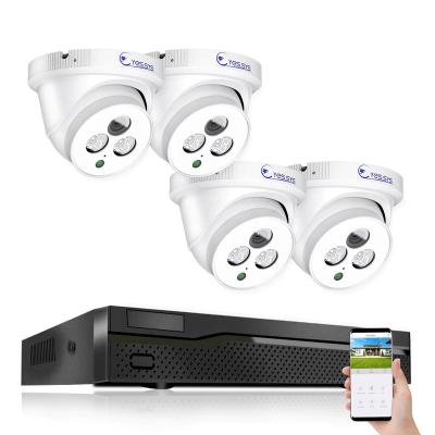 China NIGHT VISION Face Detection 8CH 5MP NVR CCTV Security Audio Record Dome POE IP Camera Video Surveillance Set Outdoor Set for sale