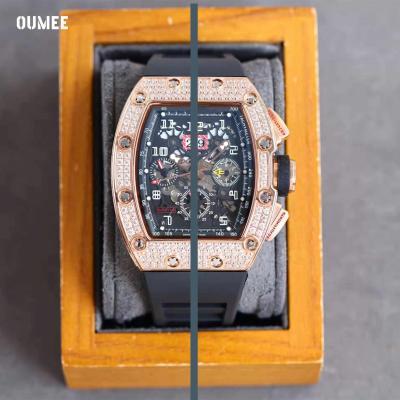 China JC Life Top Grade Reproduction Automatic Tourbillon Chain rm011 Diamond Watch for sale