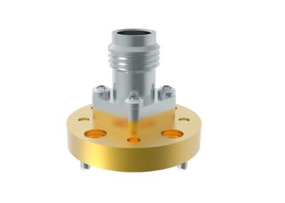 中国 50GHz~67GHz WR14 BJ620 To 1.85mm Female Waveguide To Coax Adapter End Launch 販売のため