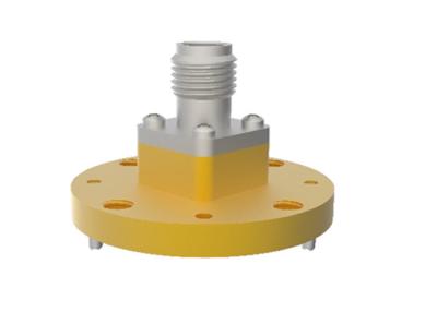 China 32.9GHz~50.1GHz WR22 BJ400 To 2.4mm Female Waveguide To Coax Adapter End Launch zu verkaufen